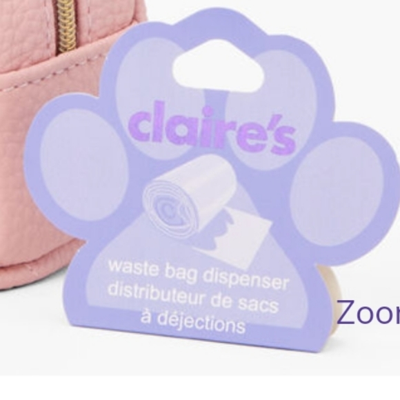 Pearl Studded Pink Dog Waste Bag Dispenser Keychain for purse book bag c… - Picture 6 of 6